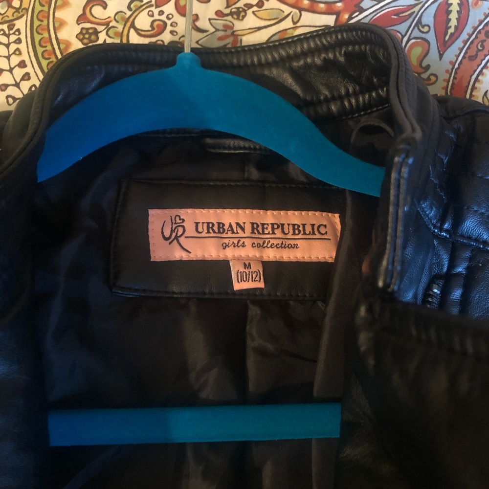Kids Black Urban Republic jacket.